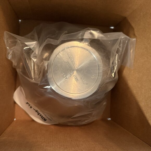 KitchenAid 3-Quart Mixing Bowl Stand Mixer Stainless Steel KB3SS - Picture 6 of 8